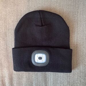 Night‎ Scout Rechargeable Light Black Beanie Hat